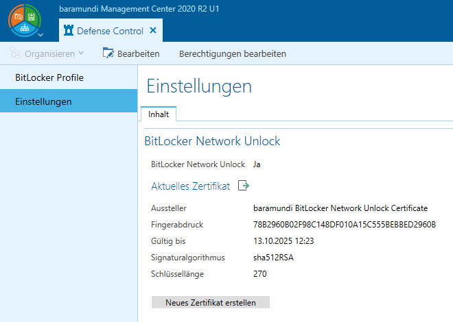 BitLocker Schlüssel-Management