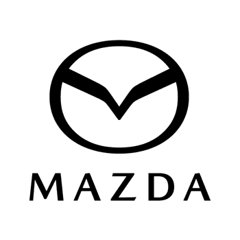 Schwarzes Mazda-Logo
