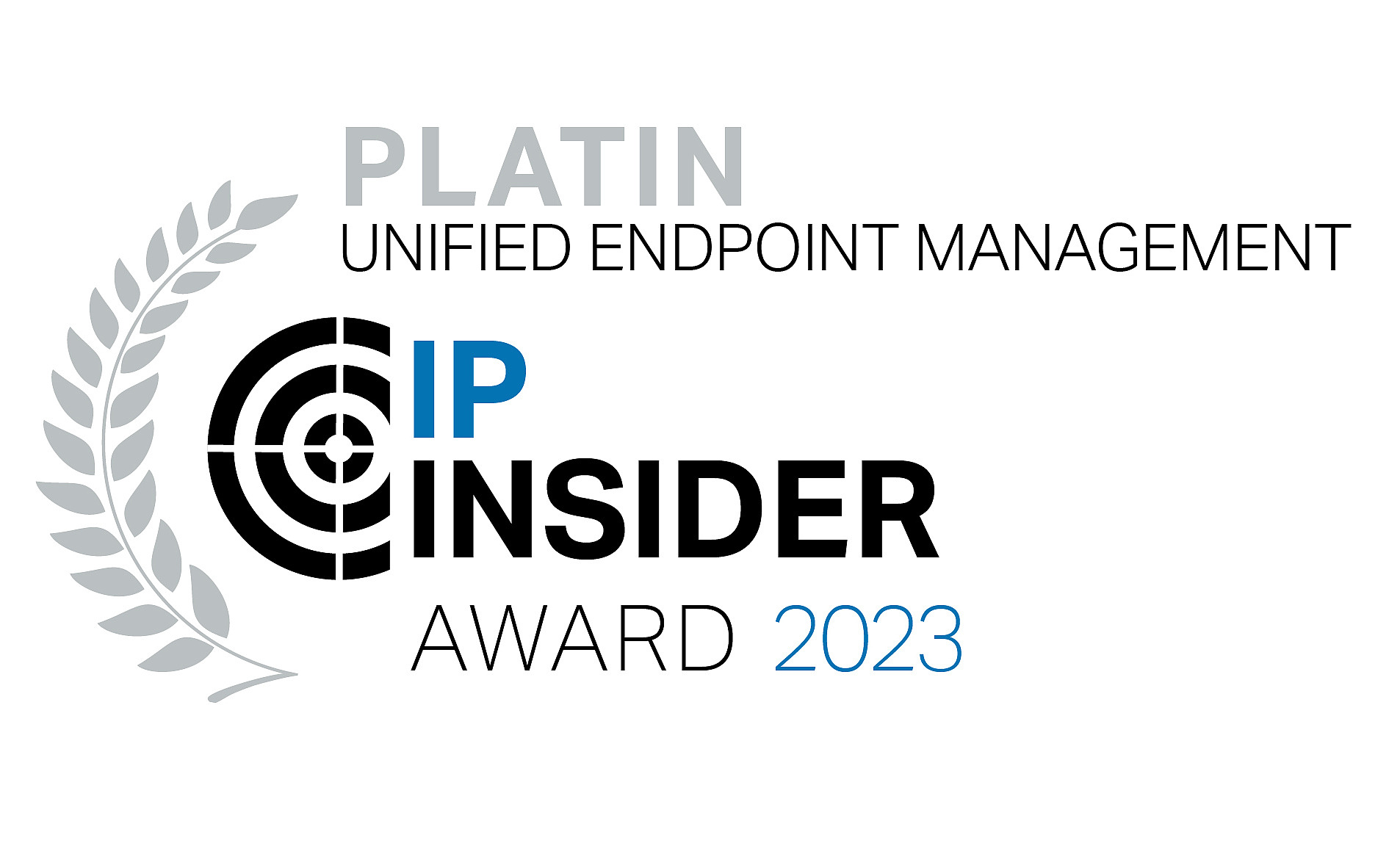 IP Insider Award 2023 Platin in Unified Endpoint Management für baramundi