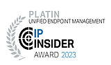 IP Insider Award 2023 Platin in Unified Endpoint Management für baramundi