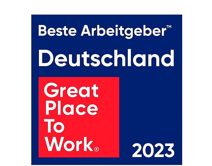 Beste Arbeitgeber Deuschland 2023 "Great Place to Work" Auszeichnung