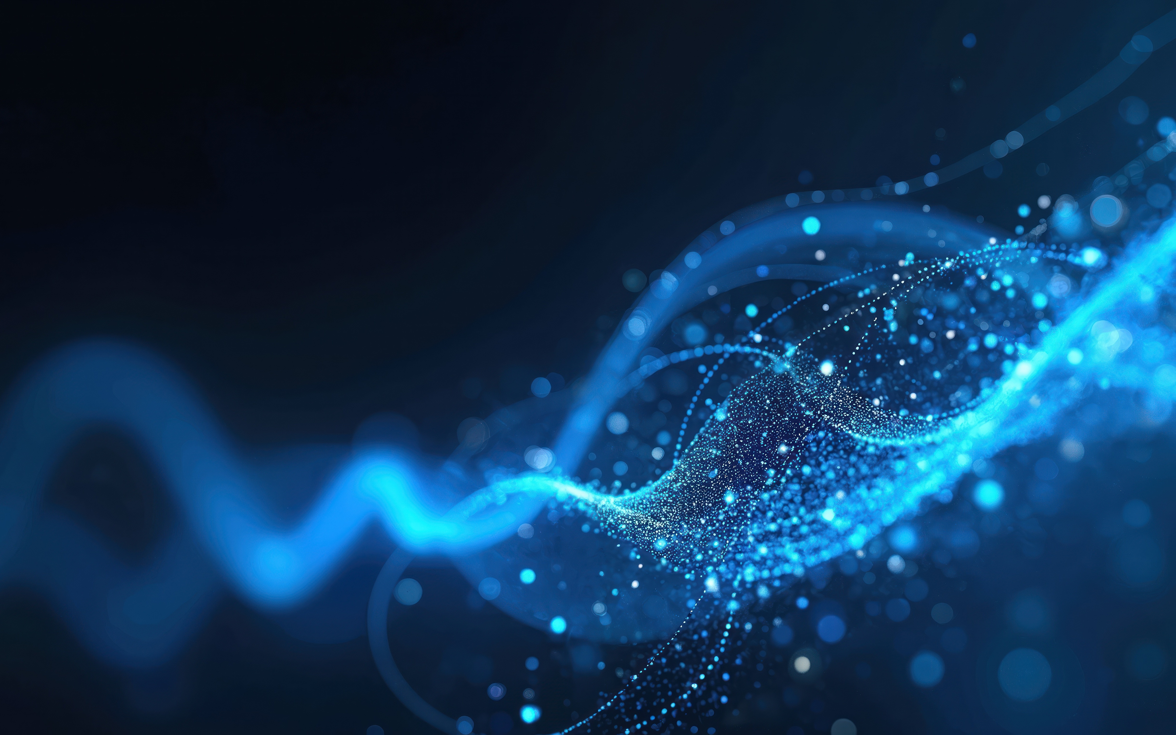 Abstract blue light streaks data flow on black background. Communication tech, data traffic concept. Digital network lines, wave cyber mobile wireless info transfer system. Abstract blue light streaks data flow on black background. Communication tech, data traffic concept. Digital network lines, wave cyber mobile wireless info transfer system.